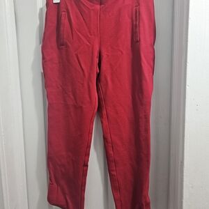 Chico's Red Ankle Pants